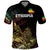 Meskel Ethiopia Polo Shirt Lion Of Judah With Grunge Patterns - Wonder Print Shop