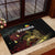 Meskel Ethiopia Rubber Doormat Lion Of Judah With Grunge Patterns - Wonder Print Shop