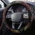 Meskel Ethiopia Steering Wheel Cover Lion Of Judah With Grunge Patterns - Wonder Print Shop