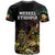 Meskel Ethiopia T Shirt Lion Of Judah With Grunge Patterns - Wonder Print Shop