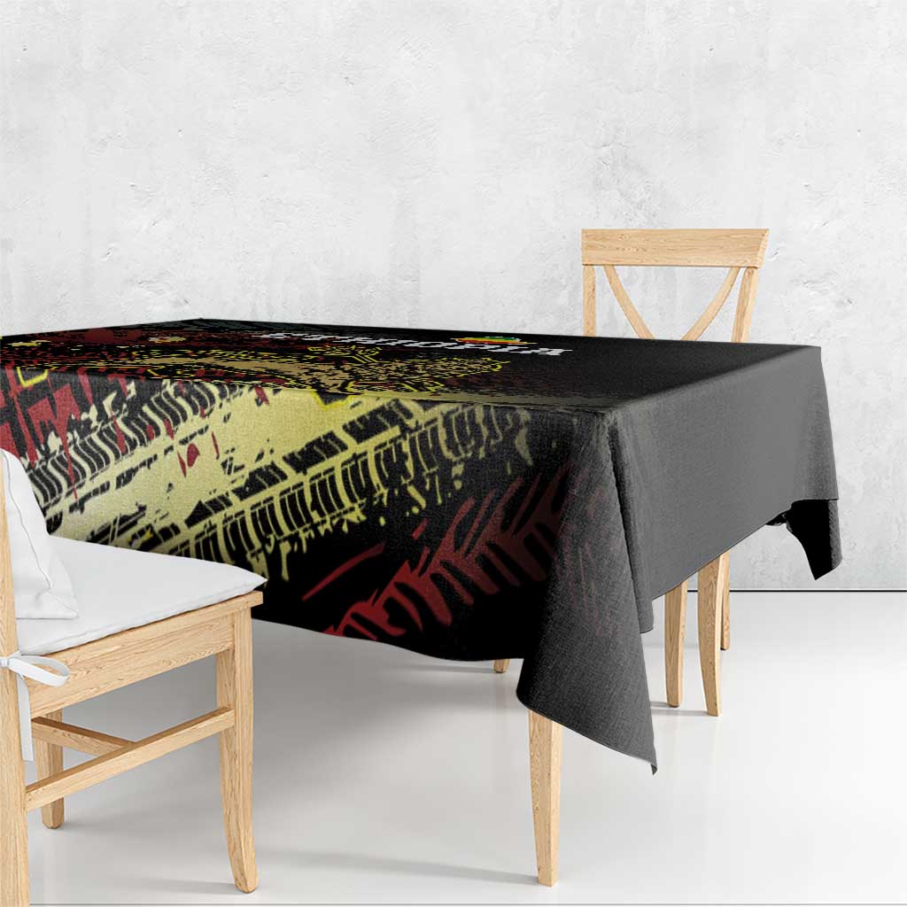 Meskel Ethiopia Tablecloth Lion Of Judah With Grunge Patterns - Wonder Print Shop