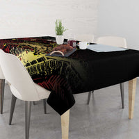 Meskel Ethiopia Tablecloth Lion Of Judah With Grunge Patterns - Wonder Print Shop