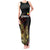 Meskel Ethiopia Tank Maxi Dress Lion Of Judah With Grunge Patterns - Wonder Print Shop