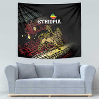 Meskel Ethiopia Tapestry Lion Of Judah With Grunge Patterns - Wonder Print Shop