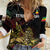 Meskel Ethiopia Women Casual Shirt Lion Of Judah With Grunge Patterns - Wonder Print Shop