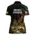 Meskel Ethiopia Women Polo Shirt Lion Of Judah With Grunge Patterns - Wonder Print Shop