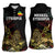 Meskel Ethiopia Women Sleeveless Polo Shirt Lion Of Judah With Grunge Patterns - Wonder Print Shop