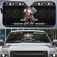 Viking Gnome Christmas Auto Sun Shade Nordic Xmas Spirit Pattern - Wonder Print Shop