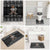 Viking Gnome Christmas Bathroom Set Nordic Xmas Spirit Pattern - Wonder Print Shop