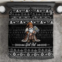 Viking Gnome Christmas Bedding Set Nordic Xmas Spirit Pattern - Wonder Print Shop