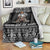 Viking Gnome Christmas Blanket Nordic Xmas Spirit Pattern - Wonder Print Shop