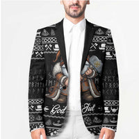 Viking Gnome Christmas Blazer Nordic Xmas Spirit Pattern - Wonder Print Shop