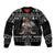 Viking Gnome Christmas Bomber Jacket Nordic Xmas Spirit Pattern - Wonder Print Shop