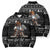 Viking Gnome Christmas Bomber Puffer Jacket Nordic Xmas Spirit Pattern - Wonder Print Shop