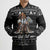 Viking Gnome Christmas Bomber Puffer Jacket Nordic Xmas Spirit Pattern - Wonder Print Shop