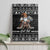 Viking Gnome Christmas Canvas Wall Art Nordic Xmas Spirit Pattern - Wonder Print Shop