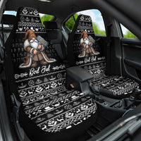 Viking Gnome Christmas Car Seat Cover Nordic Xmas Spirit Pattern - Wonder Print Shop