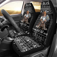 Viking Gnome Christmas Car Seat Cover Nordic Xmas Spirit Pattern - Wonder Print Shop