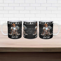 Viking Gnome Christmas Ceramic Mug Nordic Xmas Spirit Pattern - Wonder Print Shop