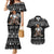 Viking Gnome Christmas Couples Matching Mermaid Dress and Hawaiian Shirt Nordic Xmas Spirit Pattern - Wonder Print Shop