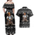 Viking Gnome Christmas Couples Matching Off Shoulder Maxi Dress and Hawaiian Shirt Nordic Xmas Spirit Pattern - Wonder Print Shop
