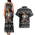 Viking Gnome Christmas Couples Matching Tank Maxi Dress and Hawaiian Shirt Nordic Xmas Spirit Pattern - Wonder Print Shop