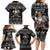 Viking Gnome Christmas Family Matching Long Sleeve Bodycon Dress and Hawaiian Shirt Nordic Xmas Spirit Pattern - Wonder Print Shop