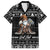 Viking Gnome Christmas Family Matching Off The Shoulder Long Sleeve Dress and Hawaiian Shirt Nordic Xmas Spirit Pattern - Wonder Print Shop