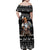 Viking Gnome Christmas Family Matching Off Shoulder Maxi Dress and Hawaiian Shirt Nordic Xmas Spirit Pattern - Wonder Print Shop