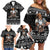 Viking Gnome Christmas Family Matching Off Shoulder Short Dress and Hawaiian Shirt Nordic Xmas Spirit Pattern - Wonder Print Shop