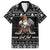 Viking Gnome Christmas Family Matching Off Shoulder Short Dress and Hawaiian Shirt Nordic Xmas Spirit Pattern - Wonder Print Shop