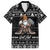 Viking Gnome Christmas Family Matching Short Sleeve Bodycon Dress and Hawaiian Shirt Nordic Xmas Spirit Pattern - Wonder Print Shop