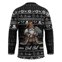 Viking Gnome Christmas Hockey Jersey Nordic Xmas Spirit Pattern - Wonder Print Shop