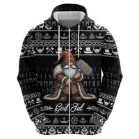 Viking Gnome Christmas Hoodie Nordic Xmas Spirit Pattern - Wonder Print Shop