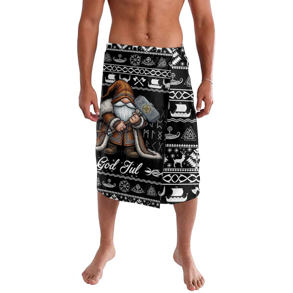 Viking Gnome Christmas Lavalava Nordic Xmas Spirit Pattern - Wonder Print Shop