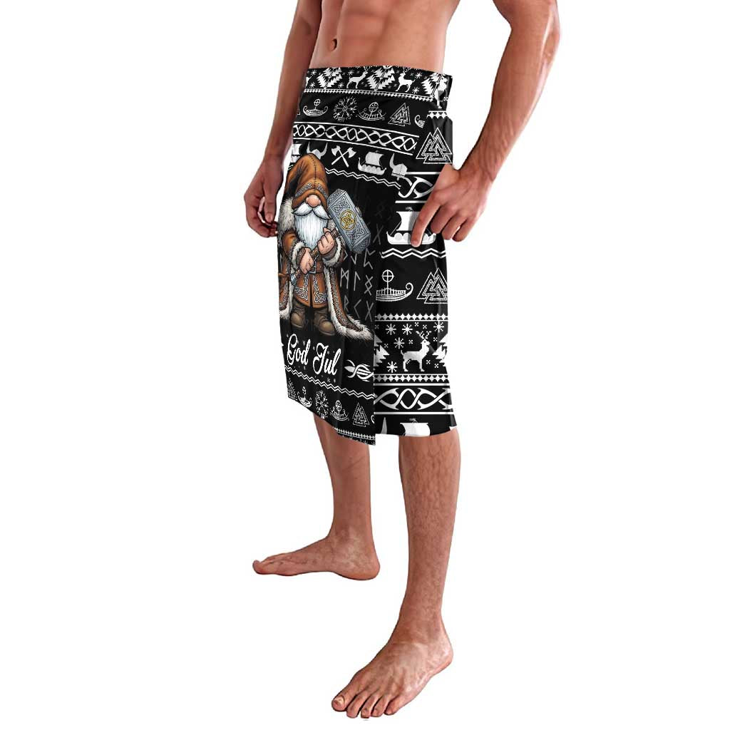 Viking Gnome Christmas Lavalava Nordic Xmas Spirit Pattern - Wonder Print Shop