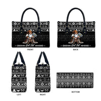 Viking Gnome Christmas Leather Bag Nordic Xmas Spirit Pattern - Wonder Print Shop