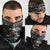 Viking Gnome Christmas Neck Gaiter Nordic Xmas Spirit Pattern - Wonder Print Shop