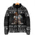Viking Gnome Christmas Padded Jacket Nordic Xmas Spirit Pattern - Wonder Print Shop