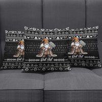 Viking Gnome Christmas Pillow Cover Nordic Xmas Spirit Pattern - Wonder Print Shop