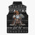 Viking Gnome Christmas Sleeveless Puffer Jacket Nordic Xmas Spirit Pattern - Wonder Print Shop