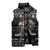 Viking Gnome Christmas Sleeveless Puffer Jacket Nordic Xmas Spirit Pattern - Wonder Print Shop