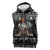 Viking Gnome Christmas Sleeveless Zip Hoodie Nordic Xmas Spirit Pattern - Wonder Print Shop