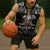 Viking Gnome Christmas Sleeveless Zip Hoodie Nordic Xmas Spirit Pattern - Wonder Print Shop