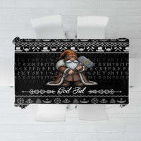 Viking Gnome Christmas Tablecloth Nordic Xmas Spirit Pattern - Wonder Print Shop