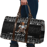Viking Gnome Christmas Travel Bag Nordic Xmas Spirit Pattern - Wonder Print Shop
