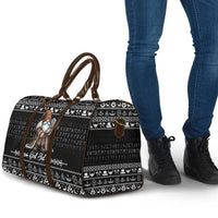 Viking Gnome Christmas Travel Bag Nordic Xmas Spirit Pattern - Wonder Print Shop