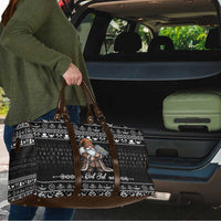 Viking Gnome Christmas Travel Bag Nordic Xmas Spirit Pattern - Wonder Print Shop