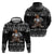 Viking Gnome Christmas Zip Hoodie Nordic Xmas Spirit Pattern - Wonder Print Shop