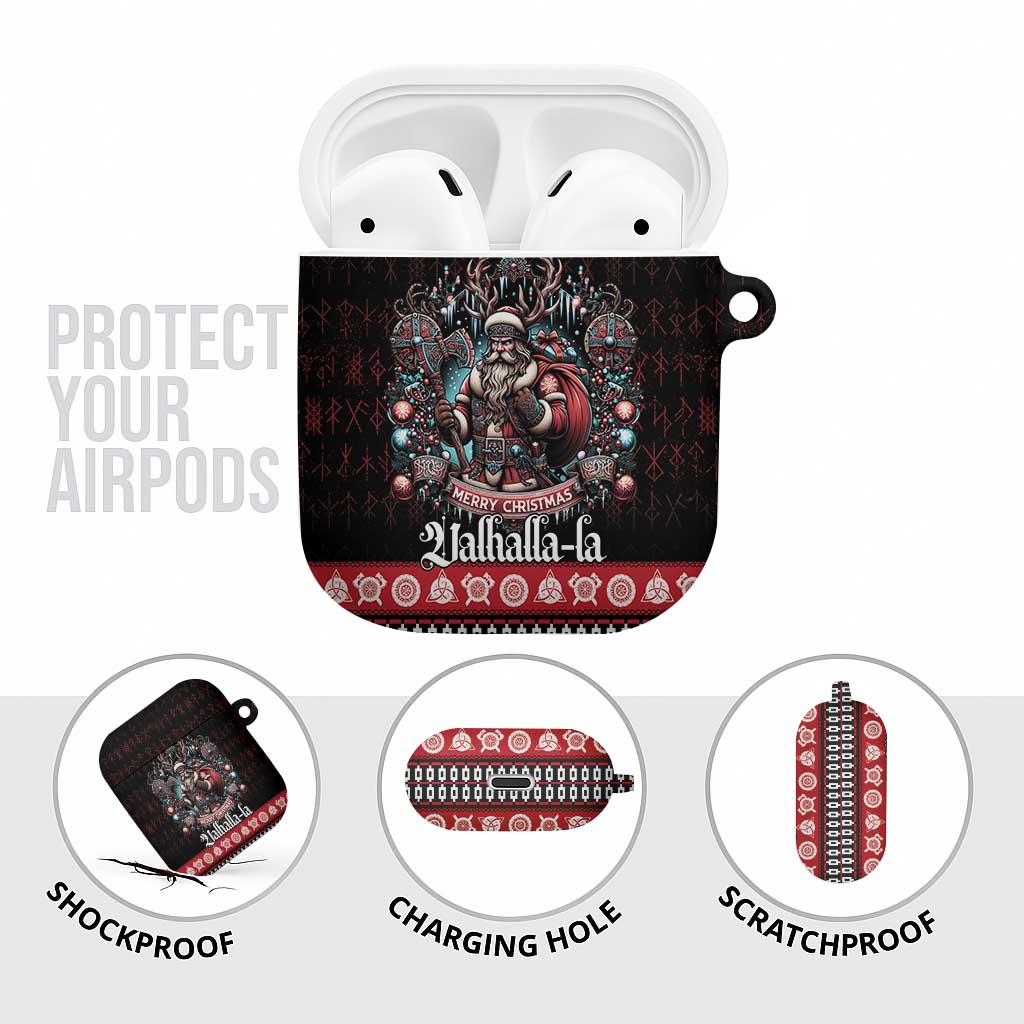 Viking Santa Christmas AirPods Case Valhalla-la Nordic Xmas Spirit - Wonder Print Shop